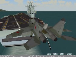 Landing the Mig-29k on the Kuz